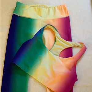Athleta leggings and athletic bra
